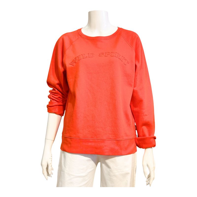 YOU 0256 ZOE sunset red Sweater YOU TOO