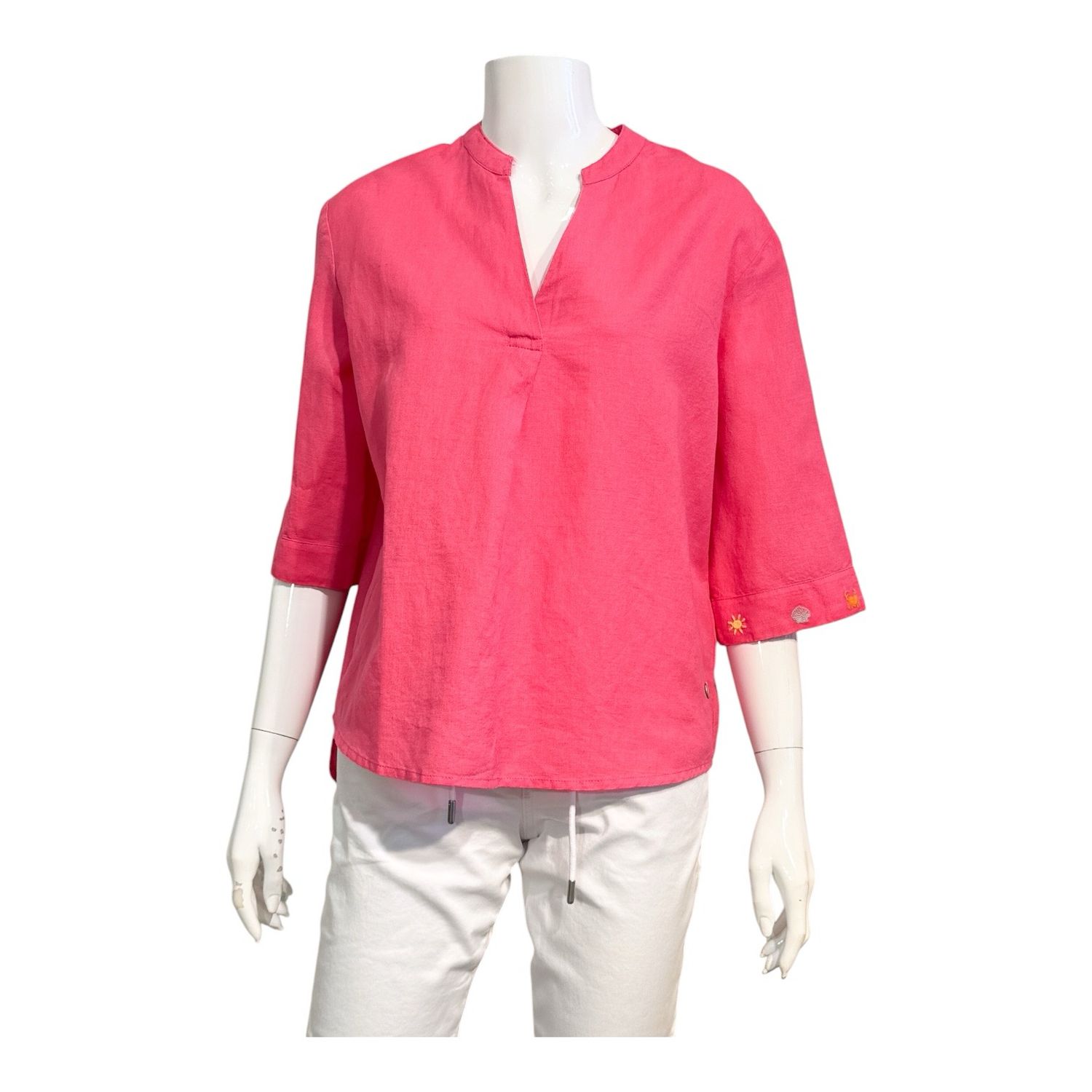 262140  Leinen BW Bluse pink FRIEDA & Freddies
