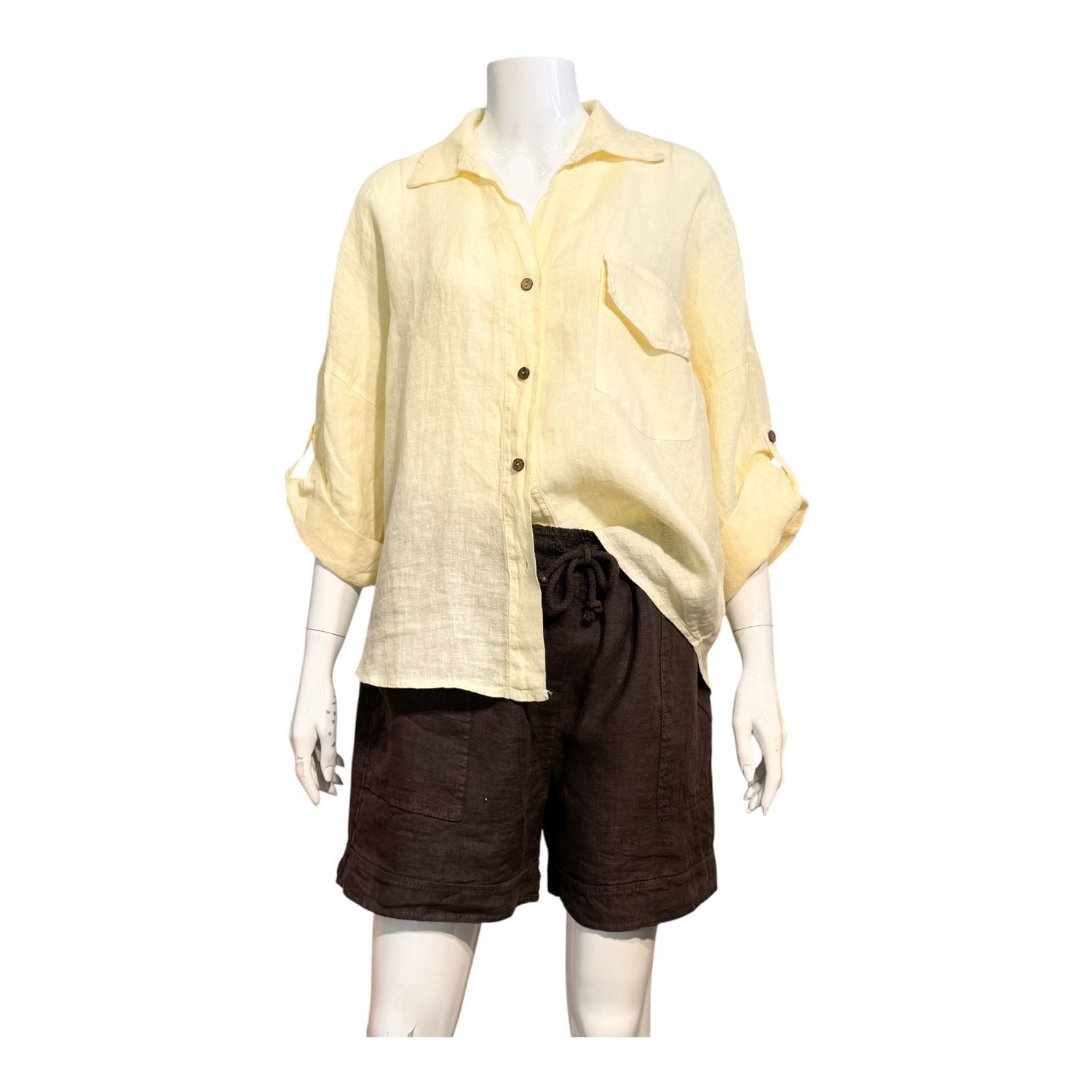 266152 DARIA legere Blusenjacke butteryellow MARTA DU CHATEAU 266152 DARIA legere Blusenjacke butteryellow MARTA DU CHATEAU