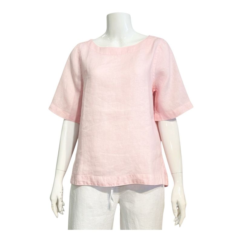 BLS 4186 Leinen Blusenshirt leicht ausgestellt powder HARIS COTTON BLS 4186 Leinen Blusenshirt leicht ausgestellt powder HARIS COTTON