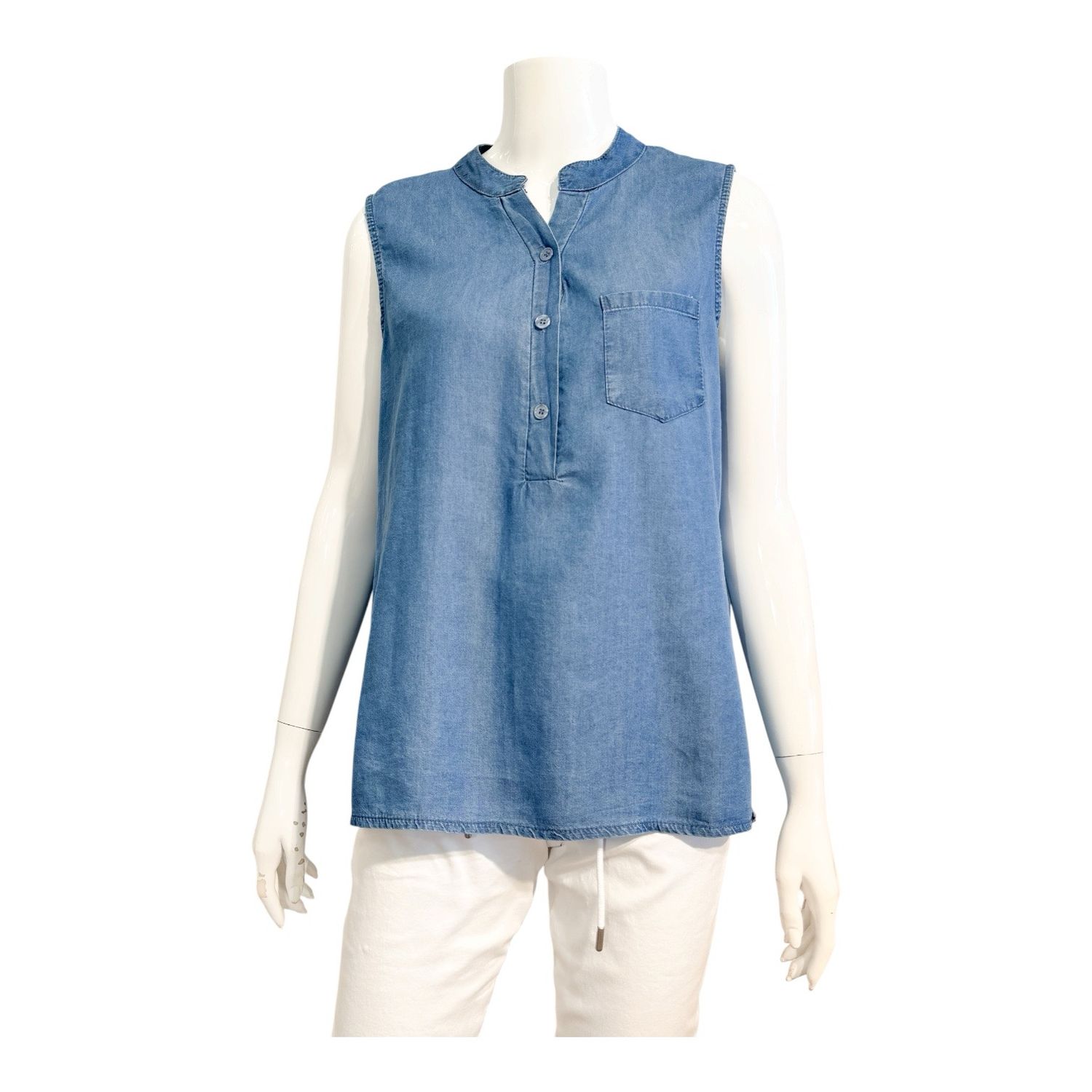 84571 RYLINA Blusentop jeans blau MARTA DU CHATEAU
