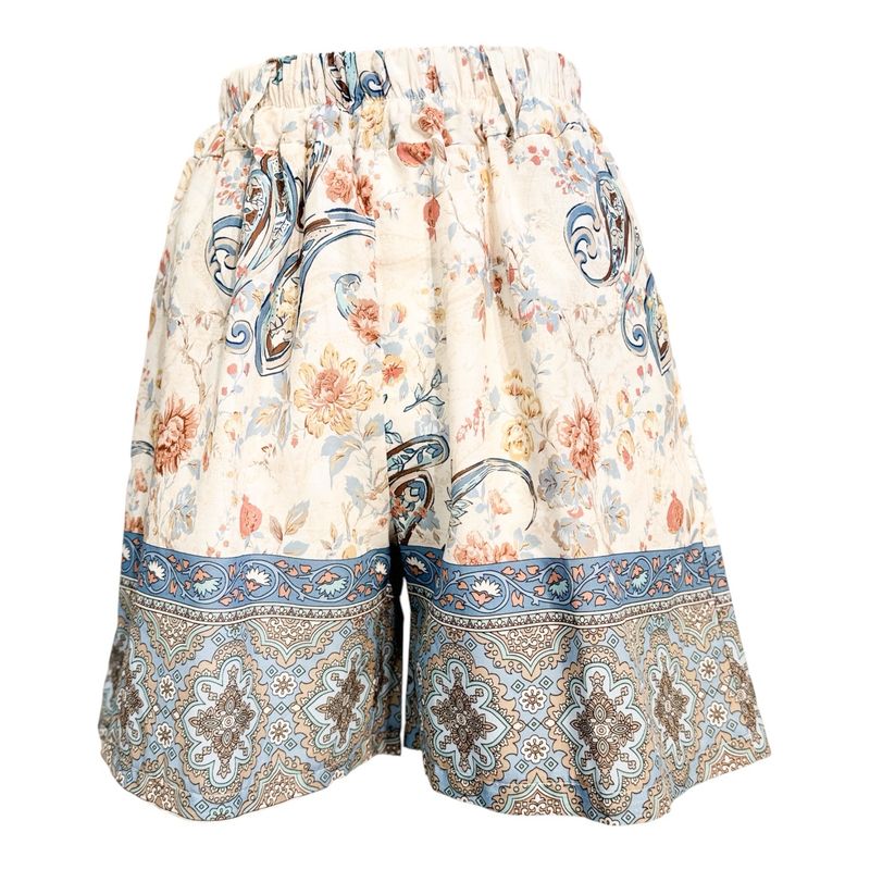 266194 Tora süßer Short bleu gemustert MARTA DU CHATEAU