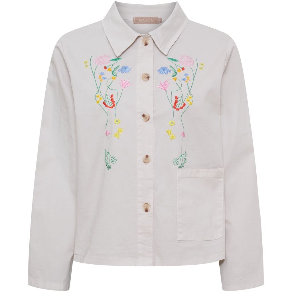 268399 Jewel Blusenjacke mit Stickerei sabbia  MARTA DU CHATEAU