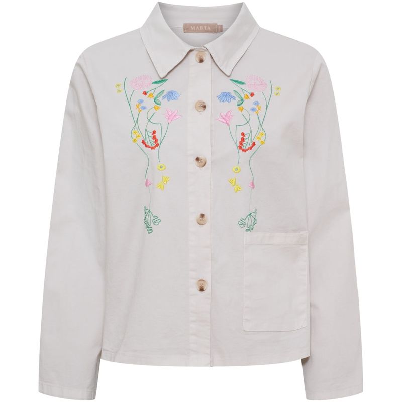 268399 Jewel Blusenjacke mit Stickerei sabbia  MARTA DU CHATEAU