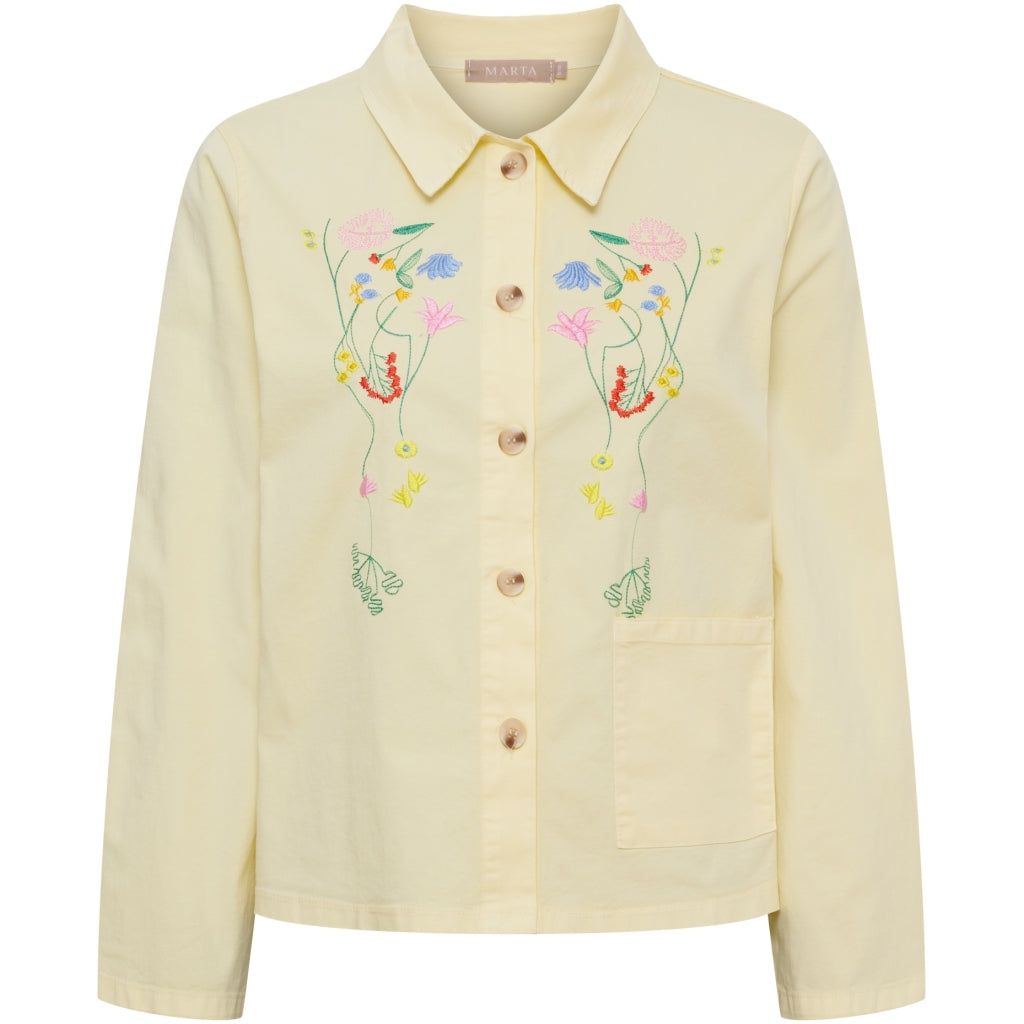 268399 Jewel Blusenjacke mit Stickerei vanillegelb MARTA DU CHATEAU