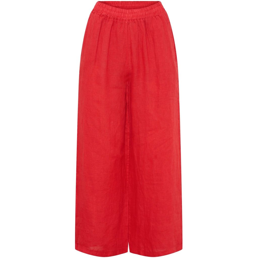 266135 Wide Leg Leinenhose red MARTA DU CHATEAU