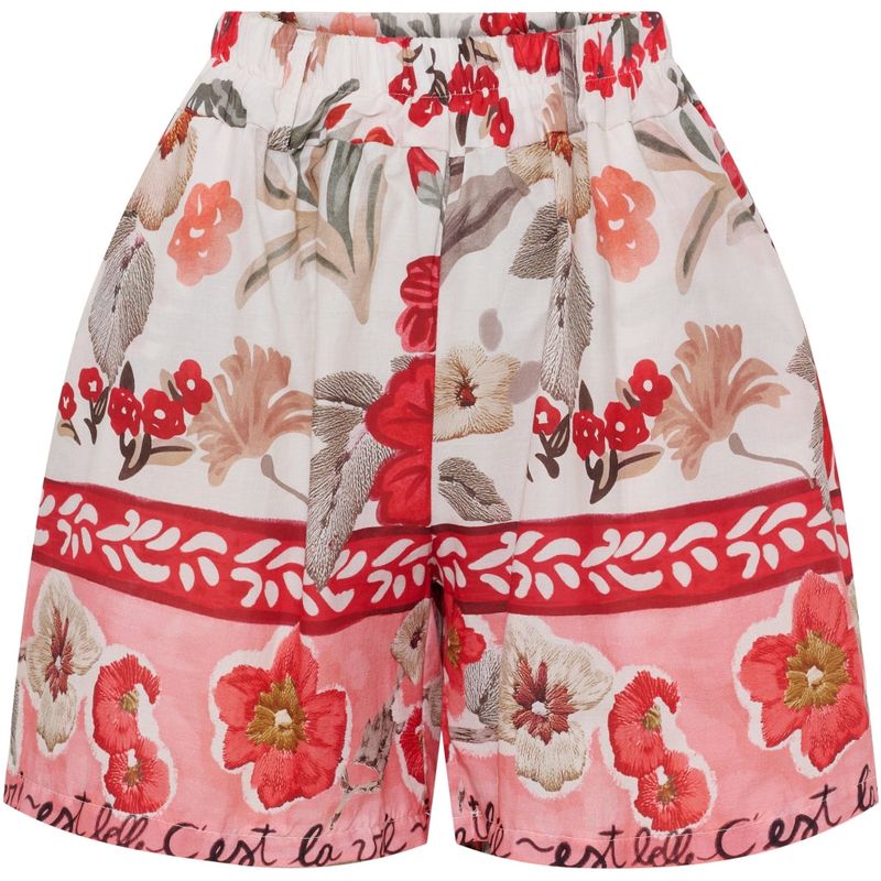 266194 Tora süßer Short rot gemustert MARTA DU CHATEAU