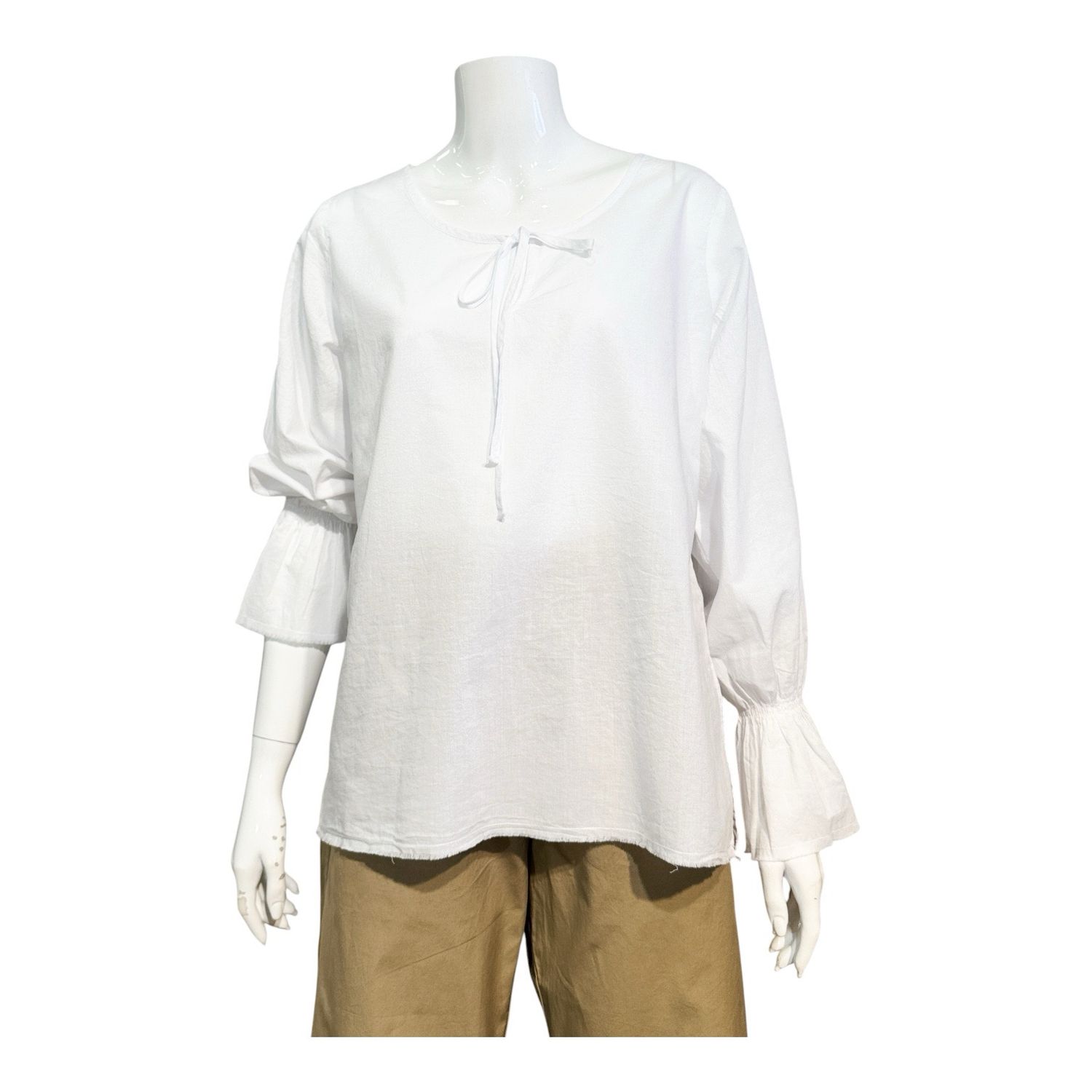 You 0245 Susan femine BOHO Bluse weiß YOU TOO