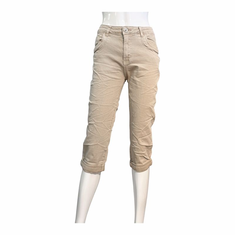 MDC166 BELICIA verküzte Jeans denim beige MARTA DU CHATEAU
