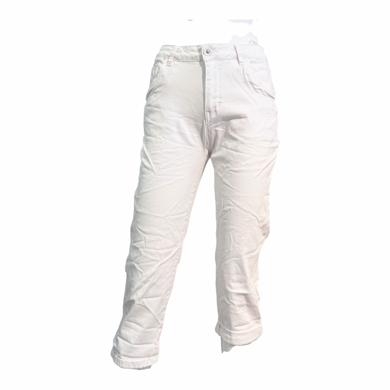 MDC166 BELICIA verküzte Jeans denim beige MARTA DU CHATEAU MDC166 BELICIA verküzte Jeans denim beige MARTA DU CHATEAU