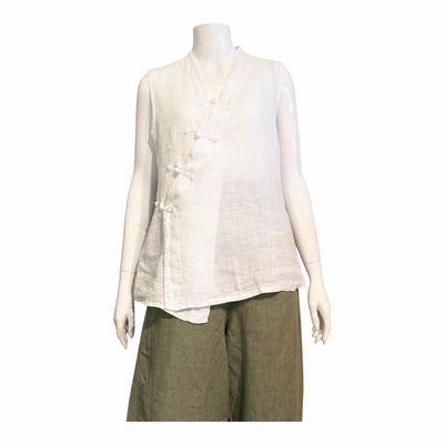 268607 SHEILA asymetrische Leinenbluse weiß MARTA DU CHATEAU 268607 SHEILA asymetrische Leinenbluse weiß MARTA DU CHATEAU
