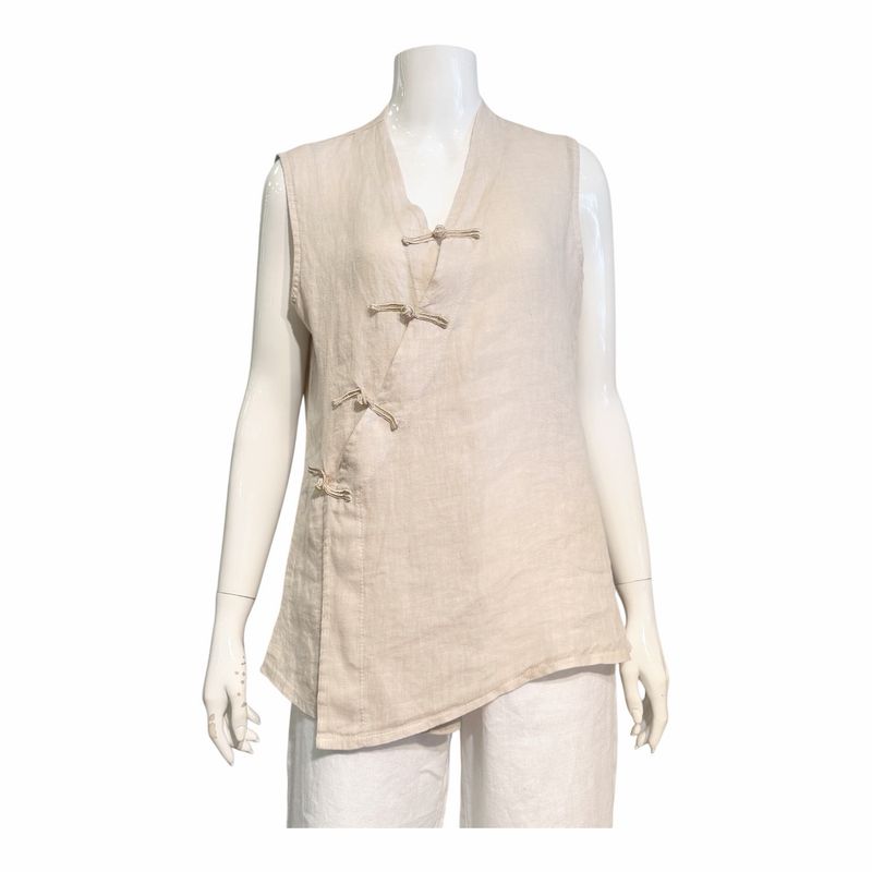 268607 SHEILA asymetrische Leinenbluse sabbia naturMARTA DU CHATEAU 268607 SHEILA asymetrische Leinenbluse sabbia naturMARTA DU CHATEAU