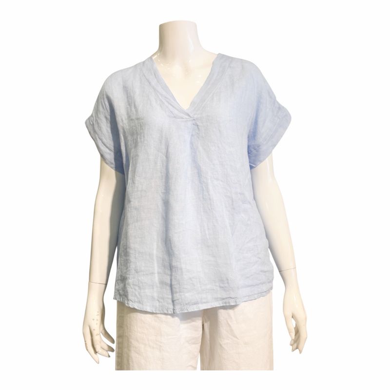86520 Leinen Blusenshirt bleu MARTA DU CHATEAU