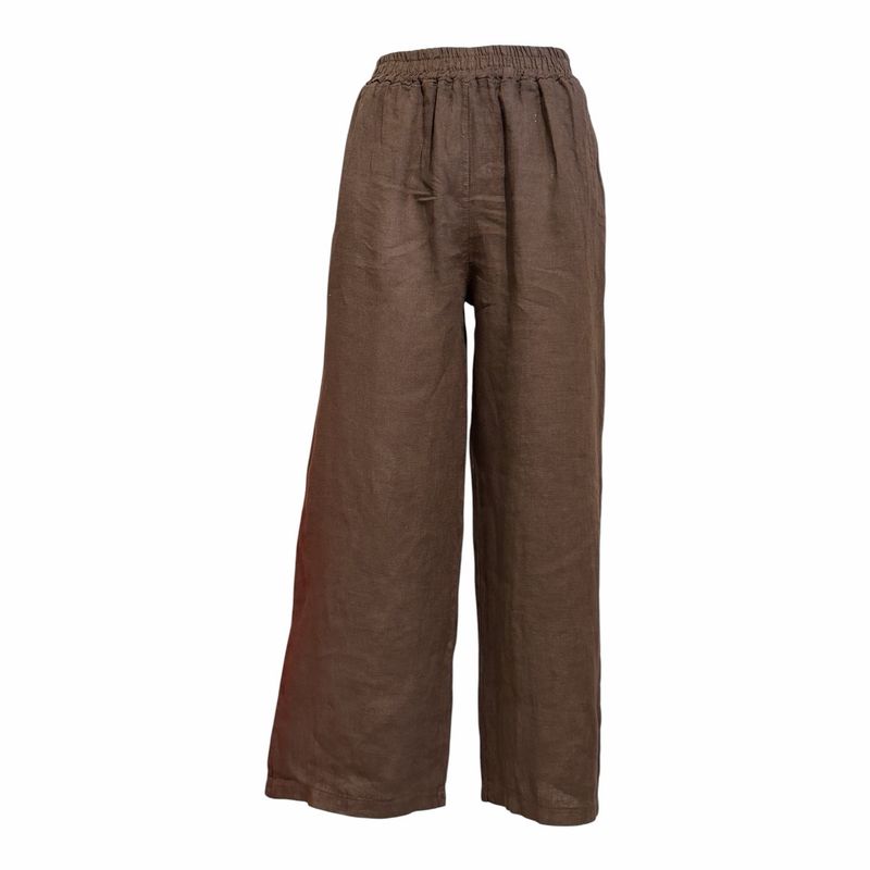 266135 Wide Leg Leinenhose mocha MARTA DU CHATEAU
