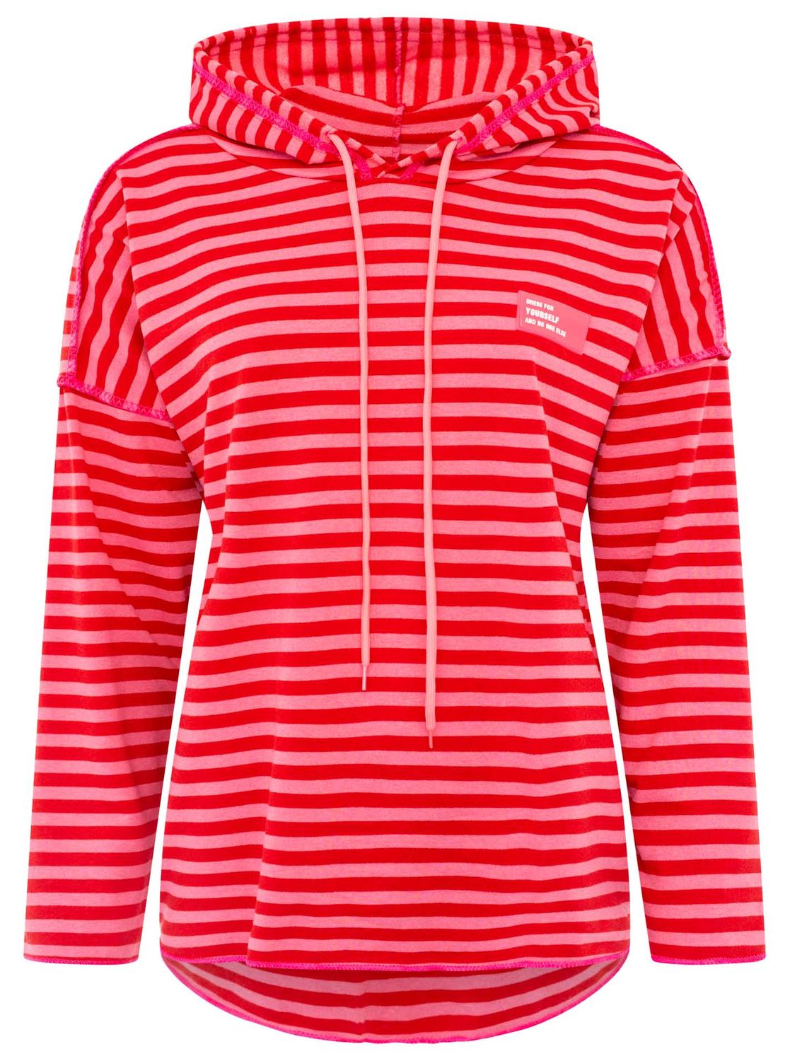 2016BL leichter Stripe Hoodie rot pinkZWILLING SHERZ