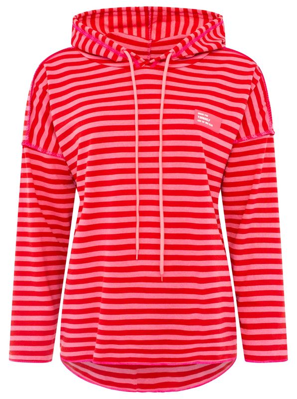 2016BL leichter Stripe Hoodie rot pinkZWILLING SHERZ