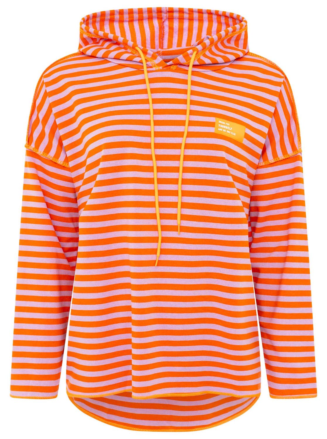 2016BL leichter Stripe Hoodie orange flieder ZWILLINGSHERZ