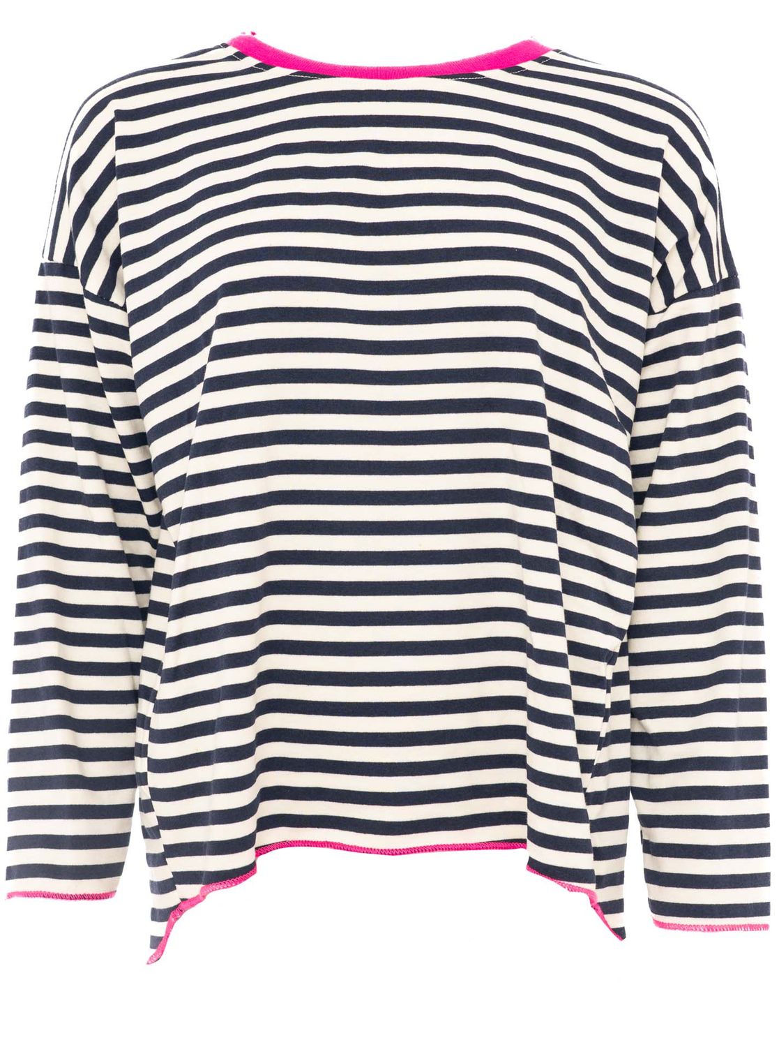2016 ABO leichter Shirtsweater im Stripedesign navy offwhite ZWILLINGSHERZ
