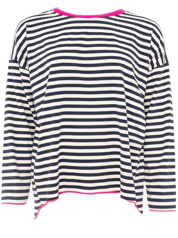 2016 ABO leichter Shirtsweater im Stripedesign navy offwhite ZWILLINGSHERZ 2016 ABO leichter Shirtsweater im Stripedesign navy offwhite ZWILLINGSHERZ