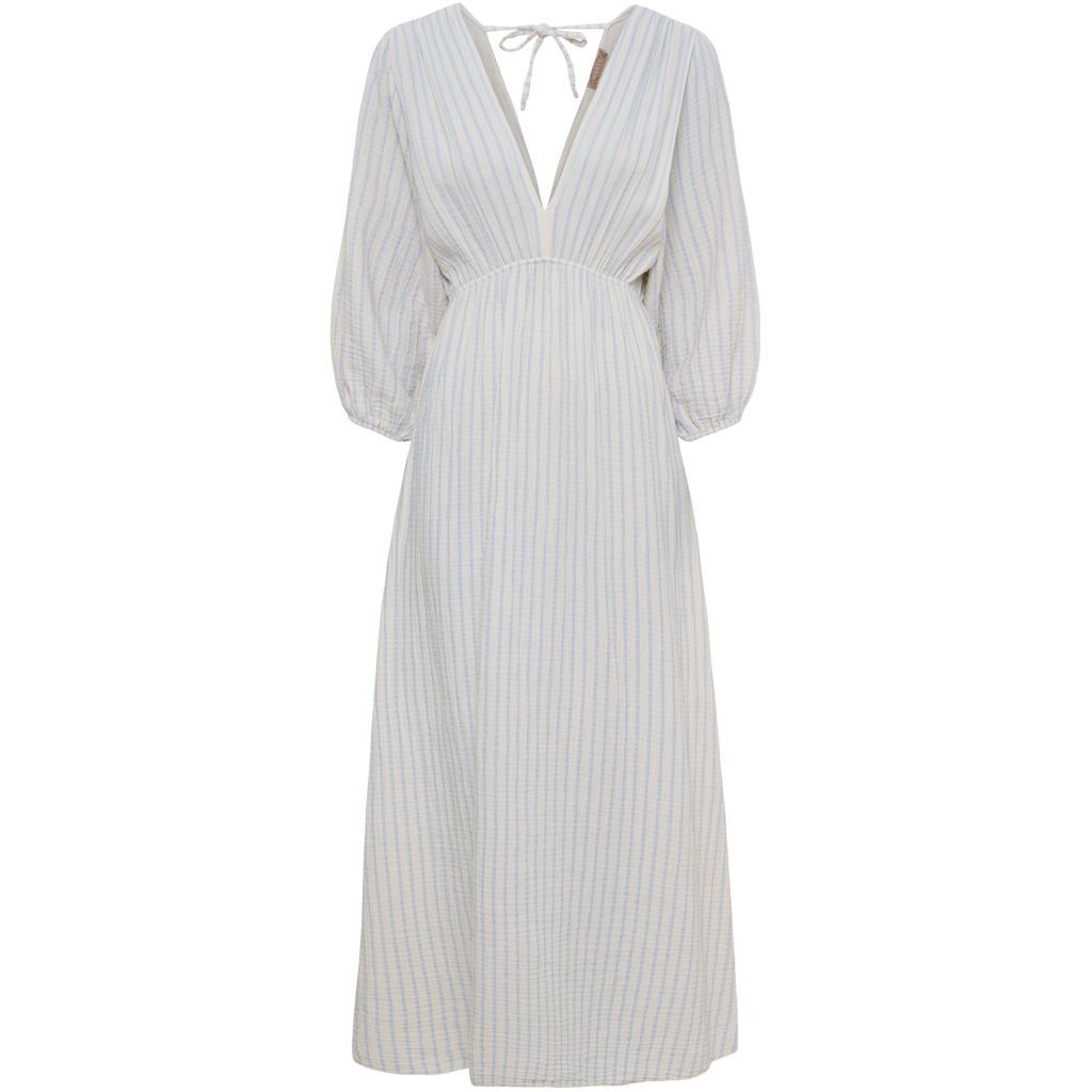 84642 feminines Stripe Kleid sky blue burro MARTA DU CHATEAU 84642 feminines Stripe Kleid sky blue burro MARTA DU CHATEAU