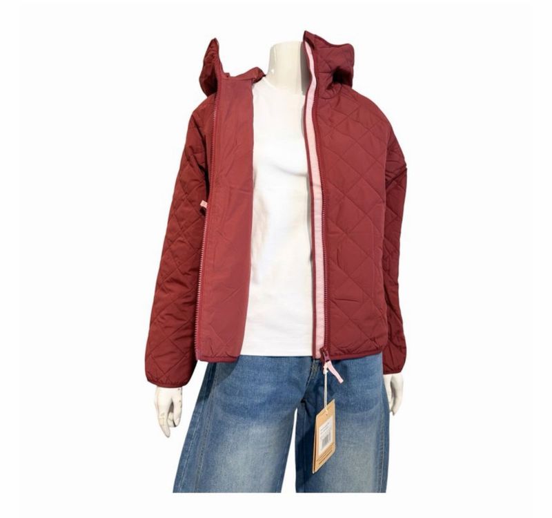 QUILTBY SHORT leichte Steppjacke rhubarb - weinrot DERBE QUILTBY SHORT leichte Steppjacke rhubarb - weinrot DERBE