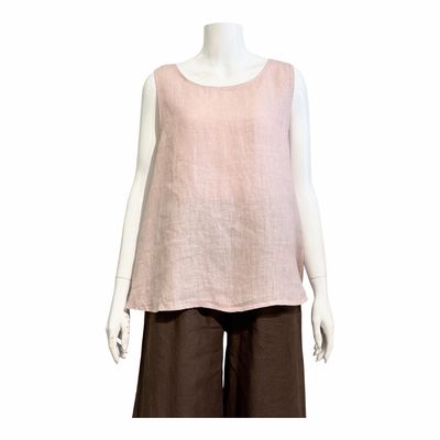 258917 Leinentop mit rückwärtiger Knopfleiste rose MARTA DU CHATEAU 258917 Leinentop mit rückwärtiger Knopfleiste rose MARTA DU CHATEAU