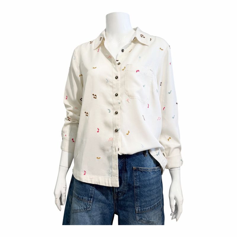446999 Libby Bluse mit bunten Noten WHITE STUFF 446999 Libby Bluse mit bunten Noten WHITE STUFF