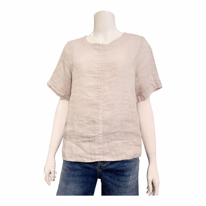 268010 Leinen Bluse shirt sabbia MARTA DU CHATEAU 268010 Leinen Bluse shirt sabbia MARTA DU CHATEAU