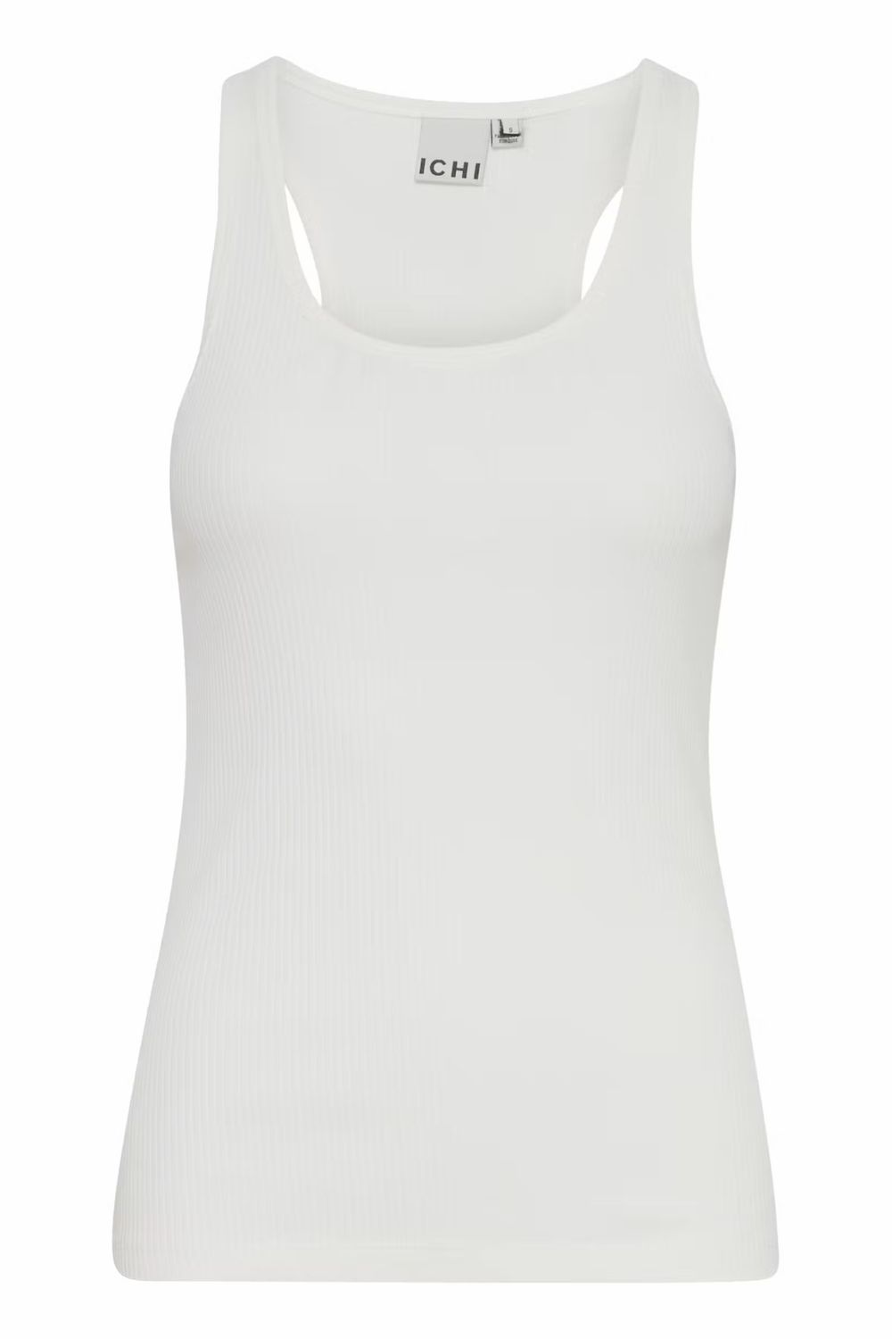 IHPALMER RIB BOX Top offwhite ICHI IHPALMER RIB BOX Top offwhite ICHI
