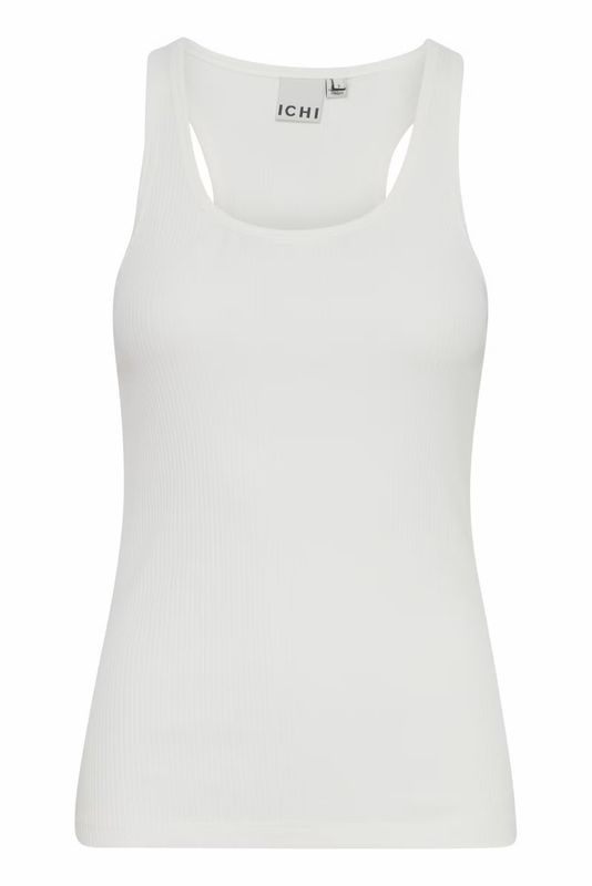 IHPALMER RIB BOX Top offwhite ICHI IHPALMER RIB BOX Top offwhite ICHI