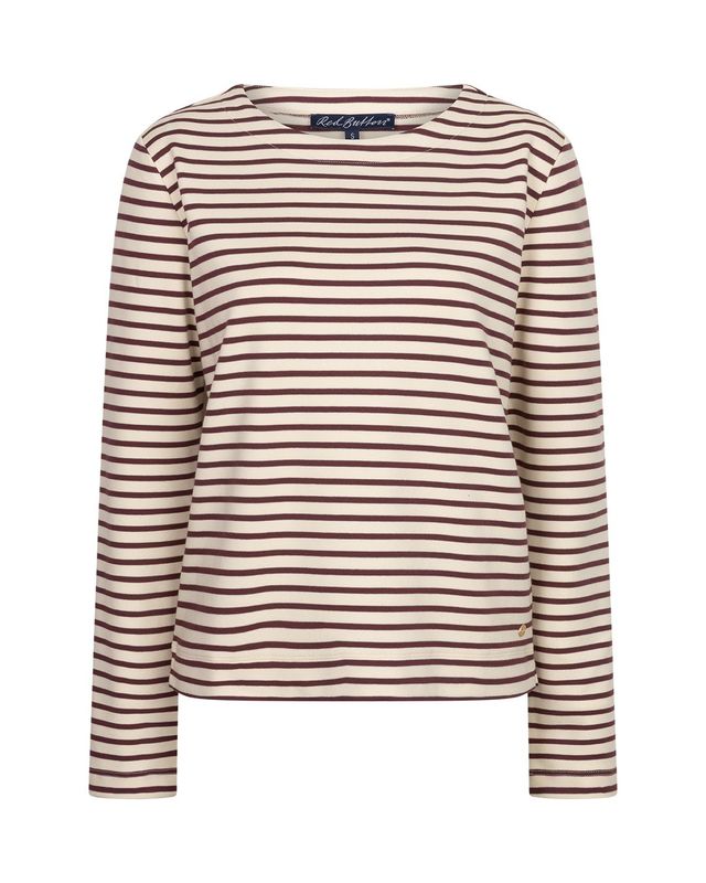 SRB5085 TERRY stripe Langarmshirt creme/dark berry RED BUTTON Herbst SRB5085 TERRY stripe Langarmshirt creme/dark berry RED BUTTON Herbst