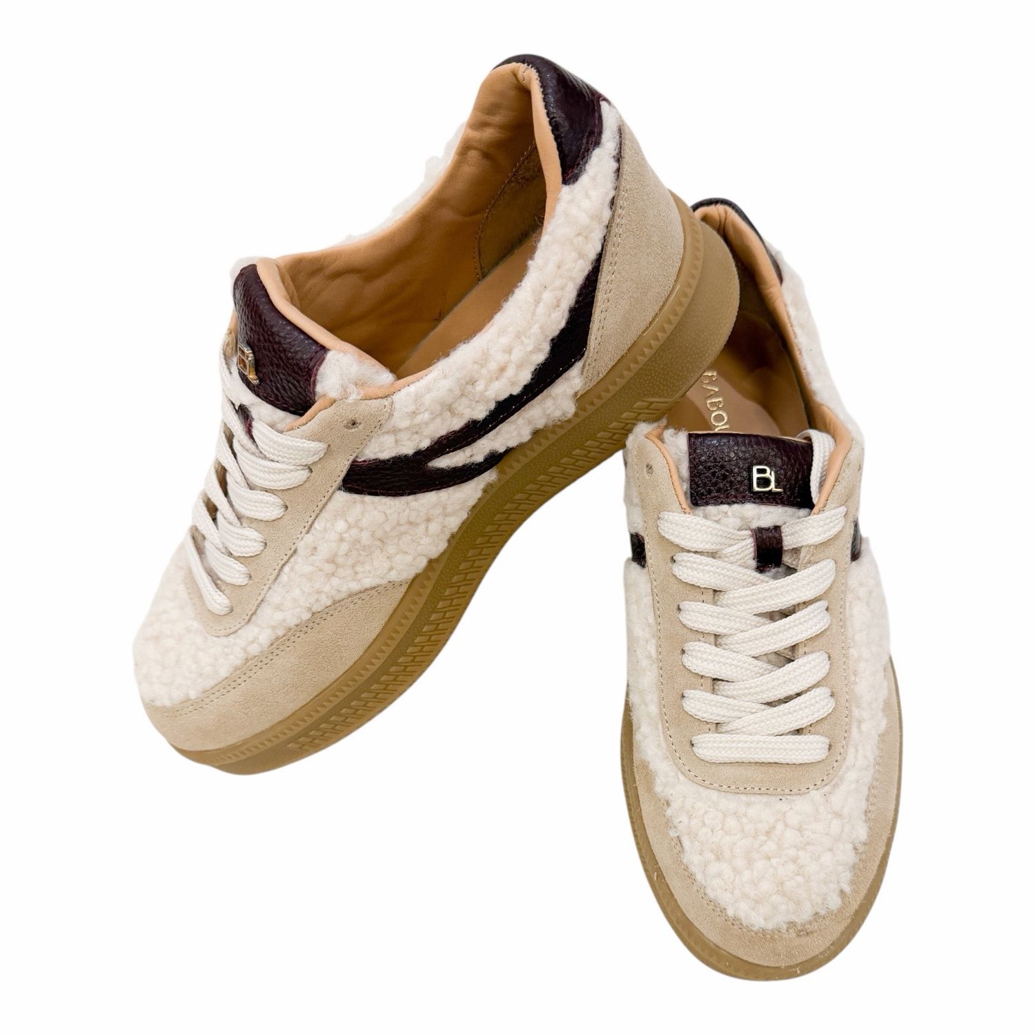 Mia | Sneaker Beige/Bordo BABOUCHE - SCHUHE Mia | Sneaker Beige/Bordo BABOUCHE - SCHUHE