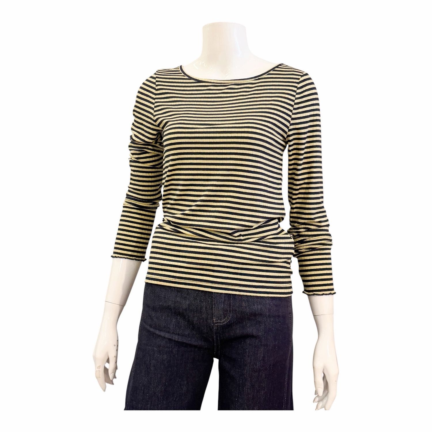 IHCELLA Langarm-Shirt Stripe navy schilf ICHI IHCELLA Langarm-Shirt Stripe navy schilf ICHI