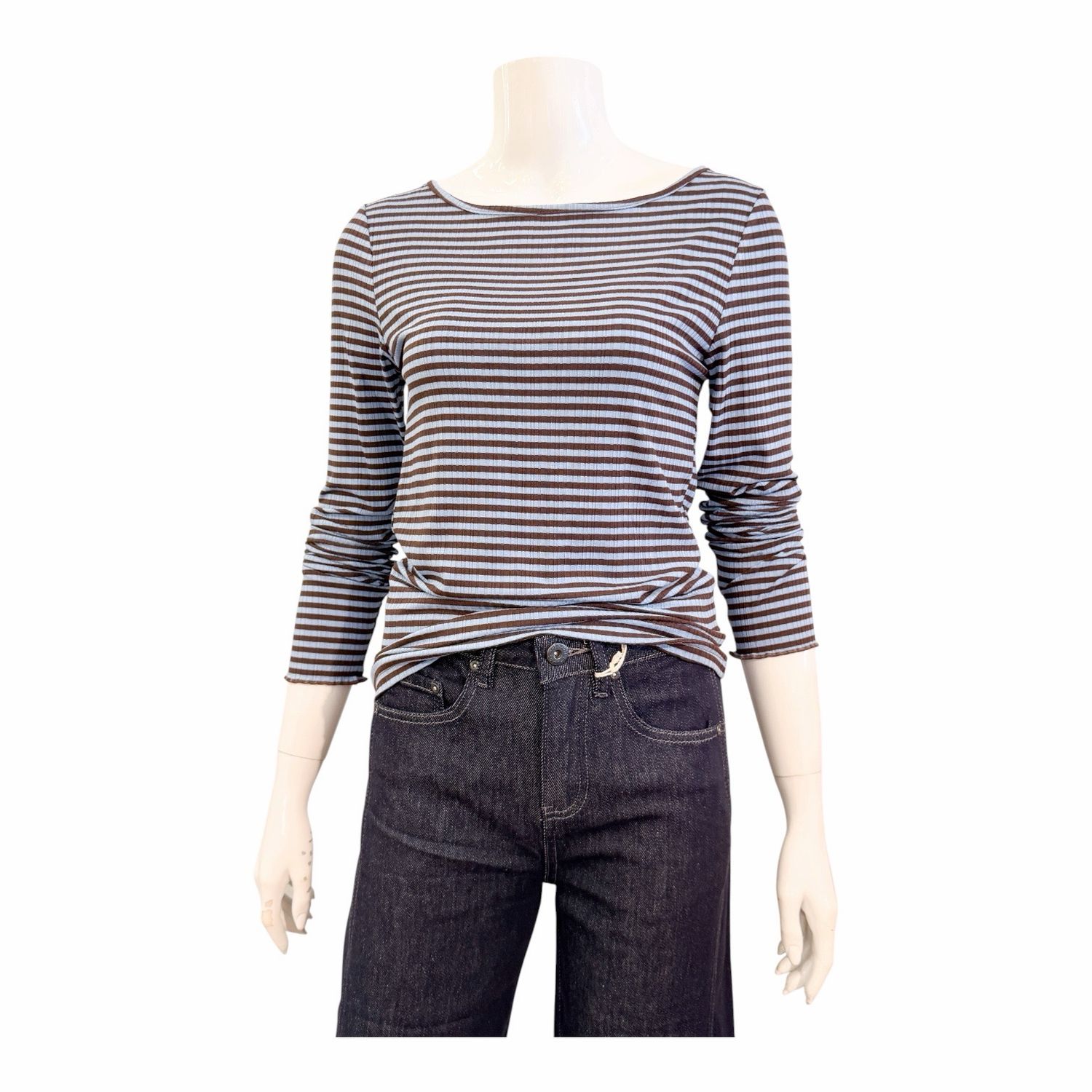 IHCELLA Langarm-Shirt Stripe bleu espresso ICHI IHCELLA Langarm-Shirt Stripe bleu espresso ICHI