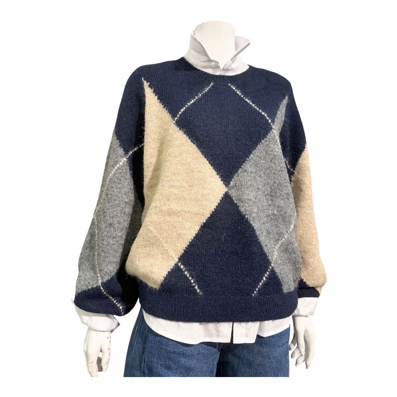 SRB5067 ARGYLE Rhombenpullover navy, grey, sand RED BUTTON SRB5067 ARGYLE Rhombenpullover navy, grey, sand RED BUTTON