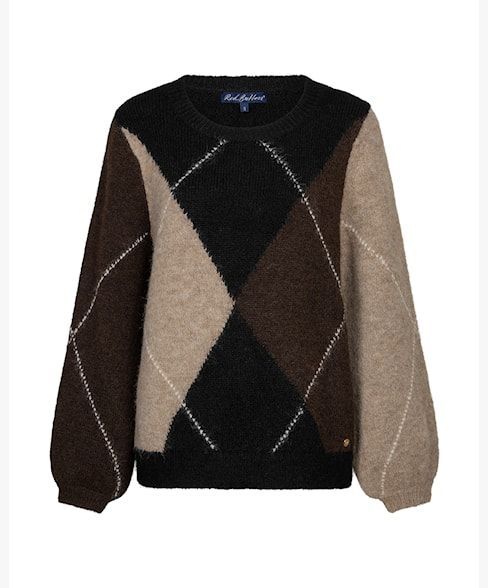 SRB5067 ARGYLE Rhombenpullover black, espresso, sand RED BUTTON SRB5067 ARGYLE Rhombenpullover black, espresso, sand RED BUTTON