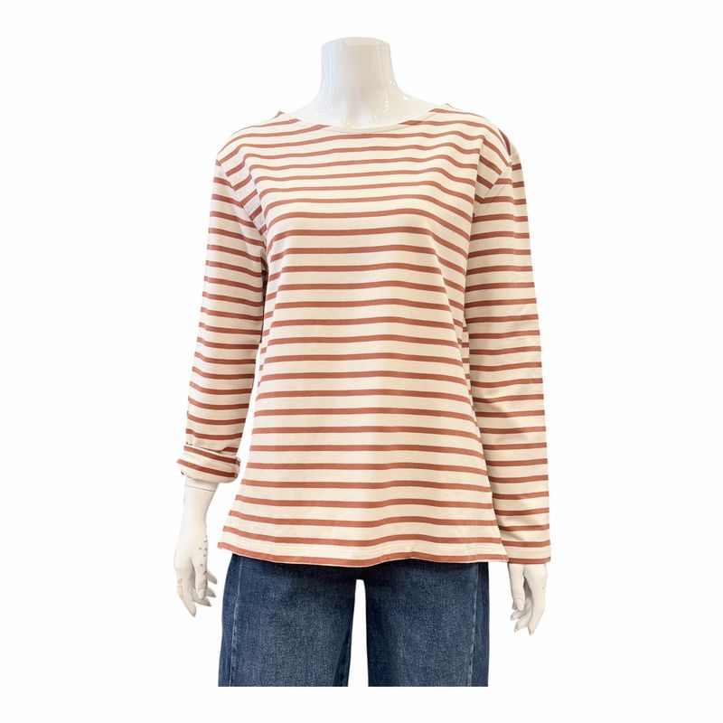 51808 Stripe Shirt Caramel ecru THE SHIRT PROJECT 51808 Stripe Shirt Caramel ecru THE SHIRT PROJECT