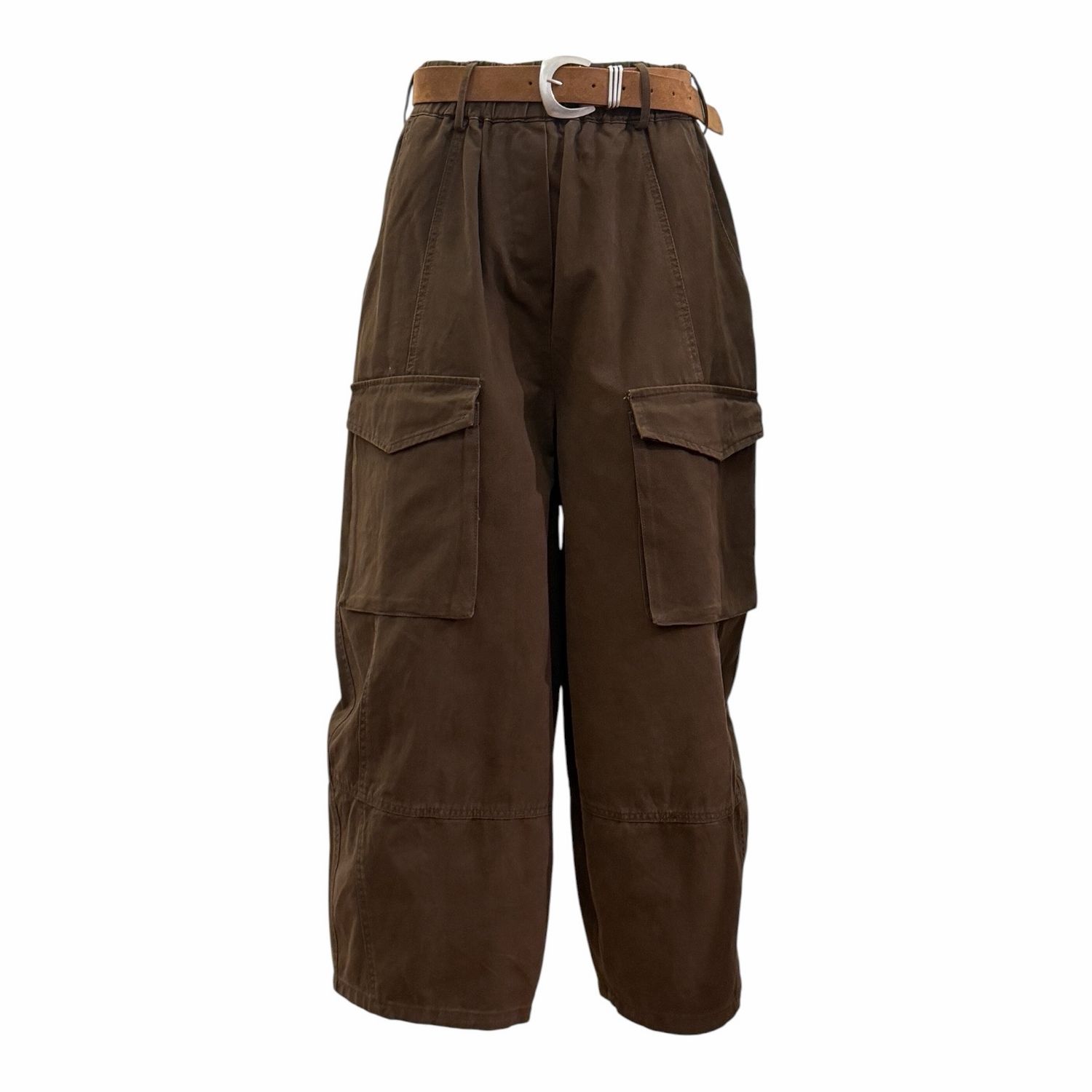 PAULA verkürzte Cargo Barrelpant brown AMAZE PAULA verkürzte Cargo Barrelpant brown AMAZE