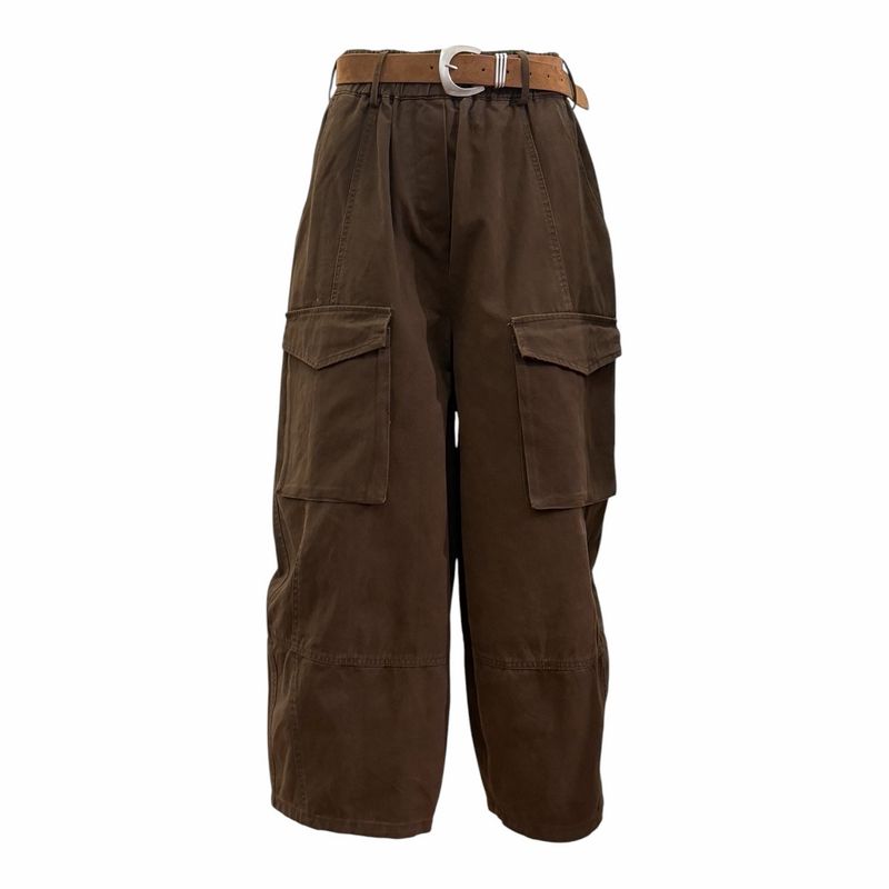 PAULA verkürzte Cargo Barrelpant brown AMAZE PAULA verkürzte Cargo Barrelpant brown AMAZE