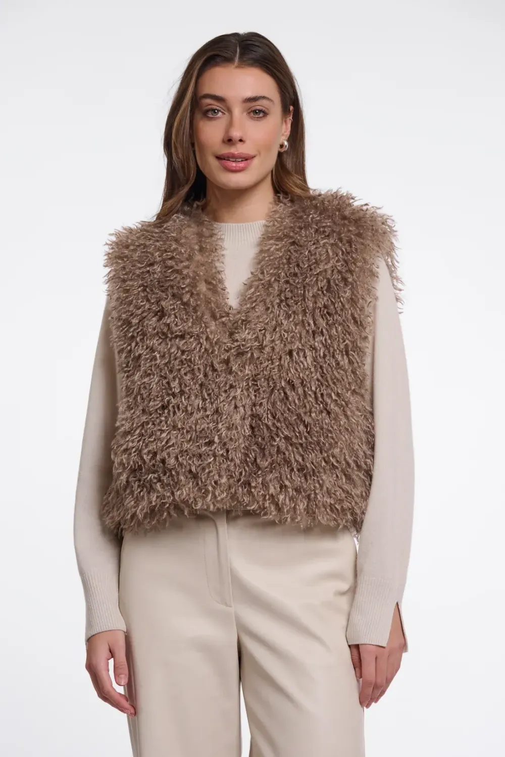 SENSY Puschelweste mocha latte RINO&PELLE SENSY Puschelweste mocha latte RINO&PELLE