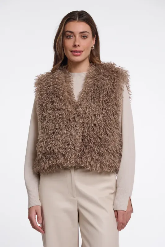 SENSY Puschelweste mocha latte RINO&PELLE SENSY Puschelweste mocha latte RINO&PELLE