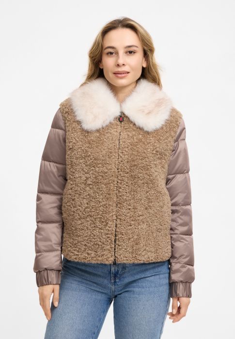 266759 Teddy Mix Jacke cafe aulait FRIEDA & FREDDIES 266759 Teddy Mix Jacke cafe aulait FRIEDA & FREDDIES