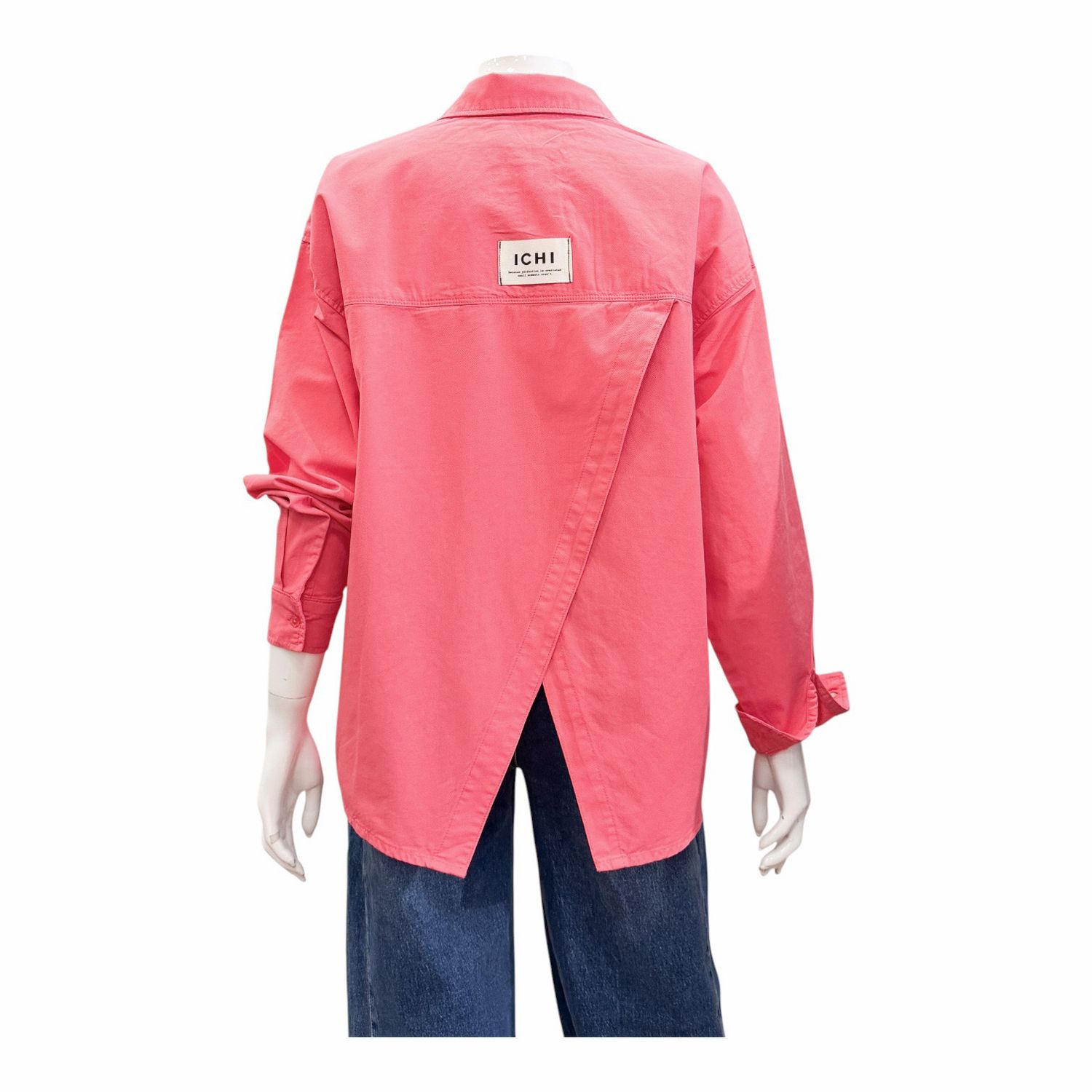 IHHIBA Bluse mit Rückendetail coral ICHI