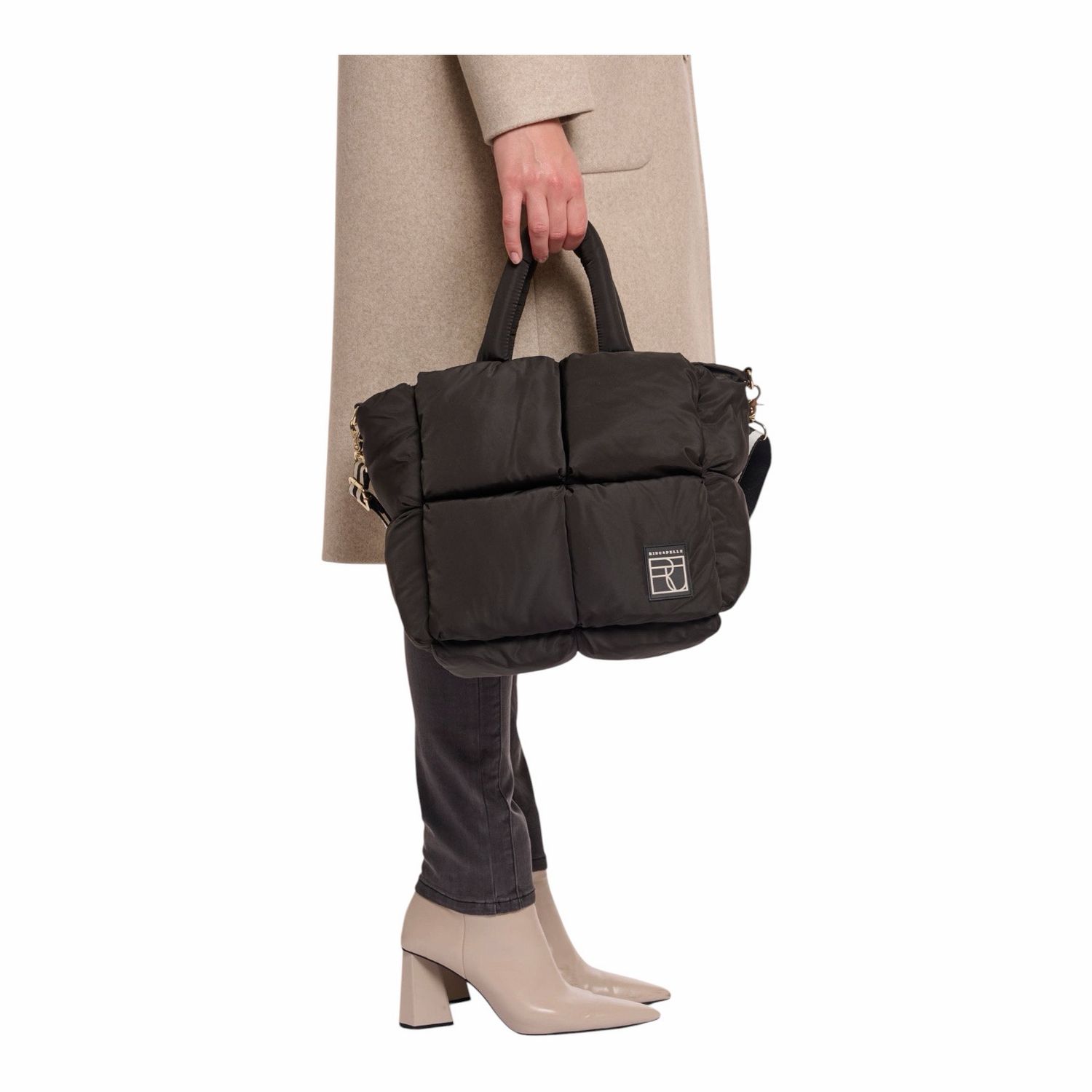 NIKITA padded Handbag black RINO&PELLE NIKITA padded Handbag black RINO&PELLE