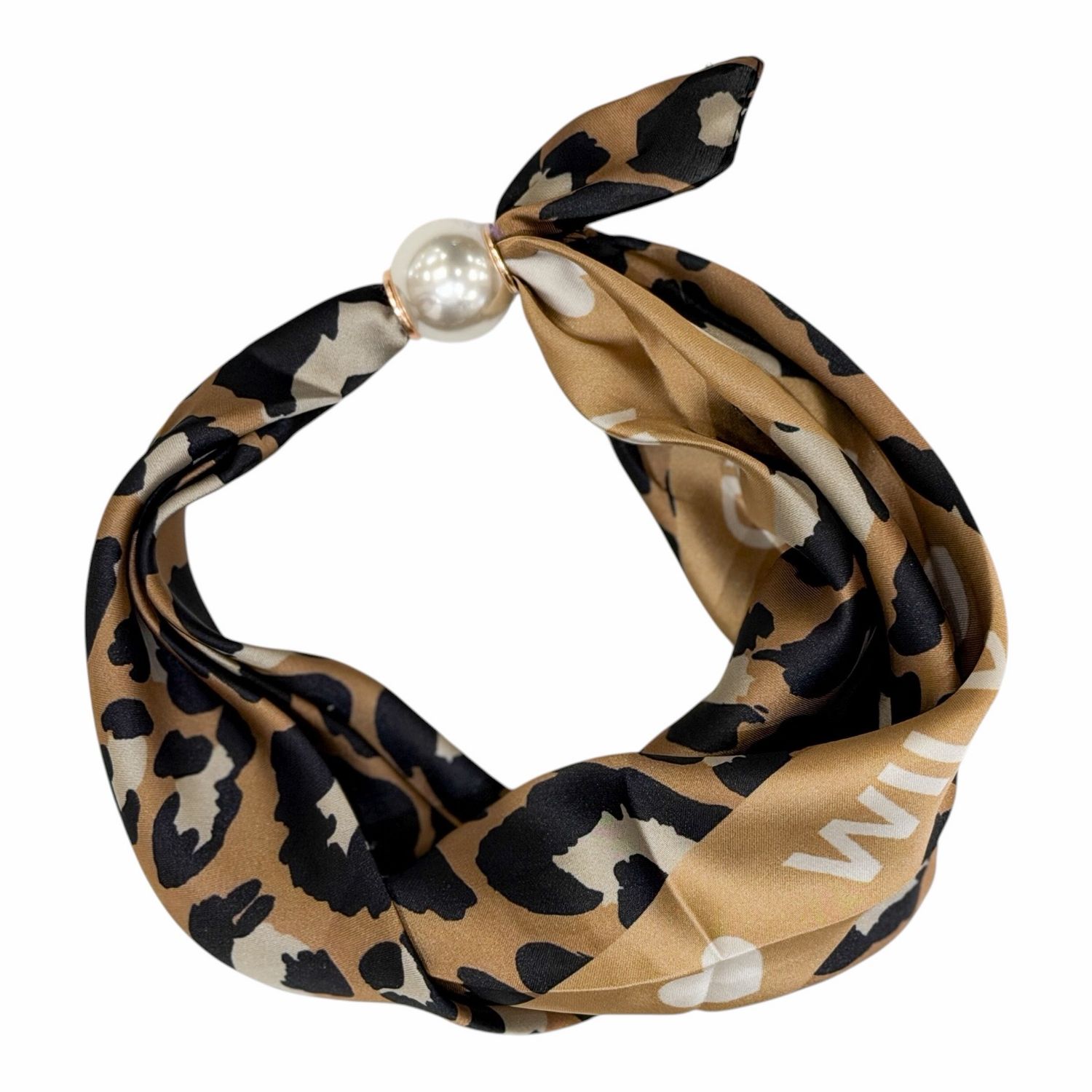 Kleiner Zierschal leo braun schwarz ACCESSOIRES Kleiner Zierschal leo braun schwarz ACCESSOIRES