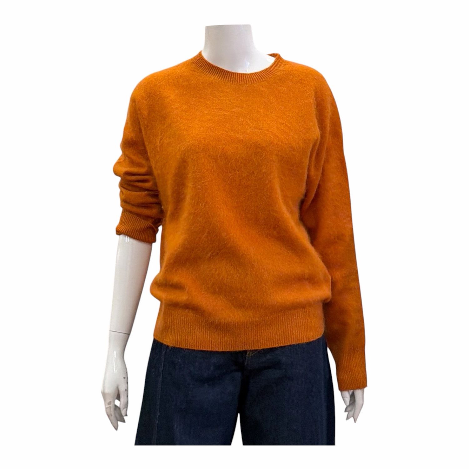 LJ6531 Pullover mir Seide und Cashmere orange ORICE LJ6531 Pullover mir Seide und Cashmere orange ORICE