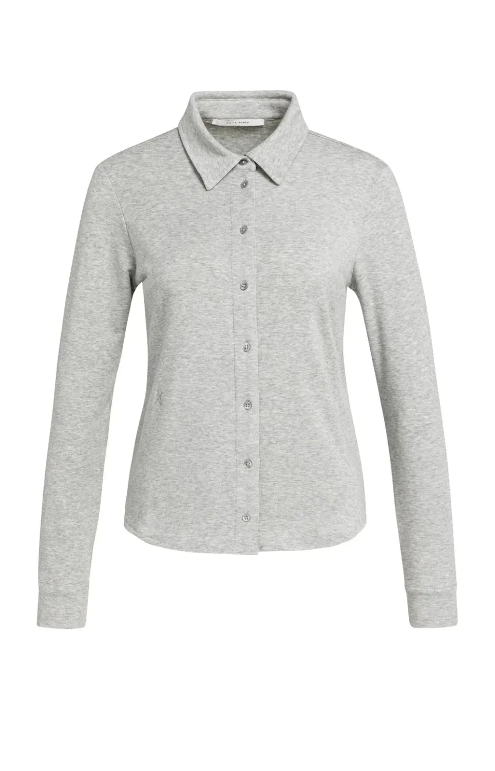 01-209250 Jerseybluse mit Kragen grey melange YAYA 01-209250 Jerseybluse mit Kragen grey melange YAYA