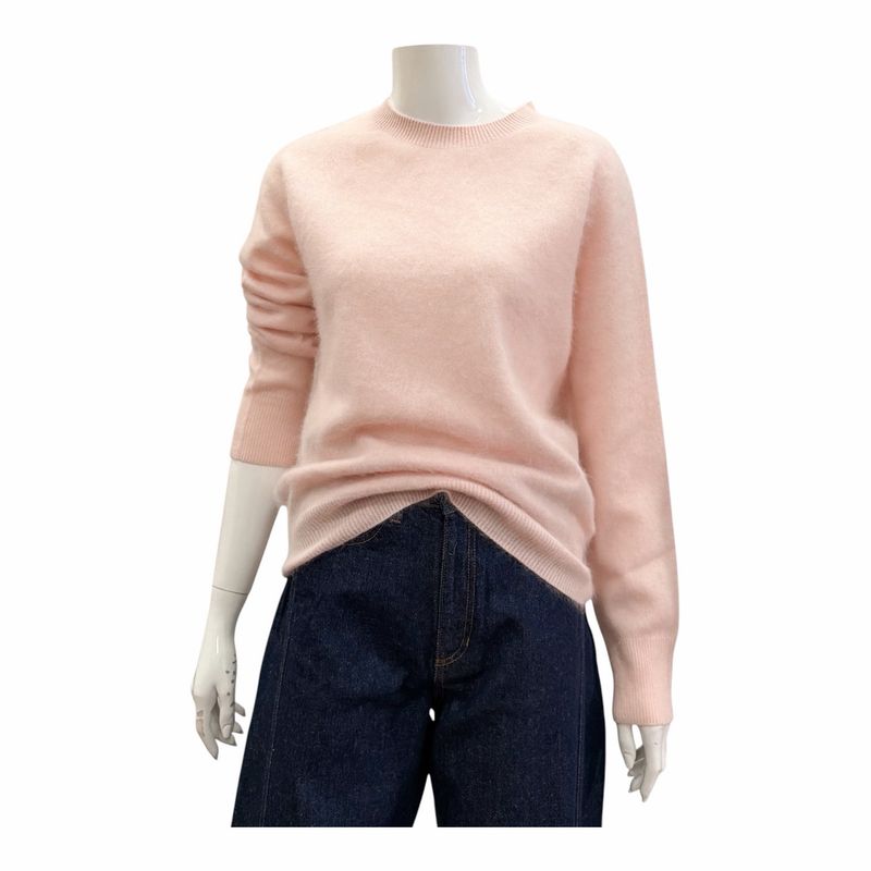 LJ6531 Pullover mir Seide und Cashmere rose ORICE