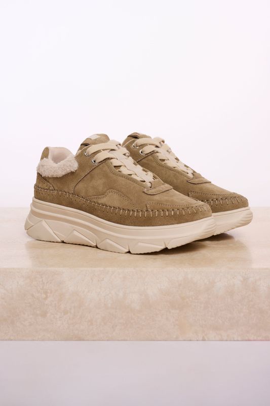 WILLA Sneaker mit Stitching Details sand RINO&PELLE