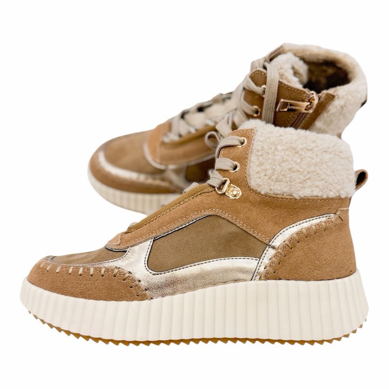 GRACE 1002612 Wildleder Anclesneaker sand gold RINO&PELLE